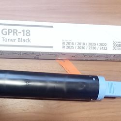 Genuine Canon Ink Toner GPR-18 Black Toner Cartridge MC (0384B003AA)New Open Box