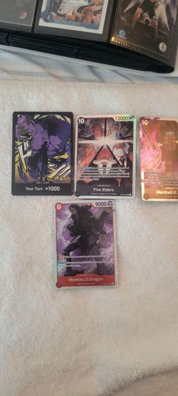 One Piece TCG Card Lot – 4 Cards