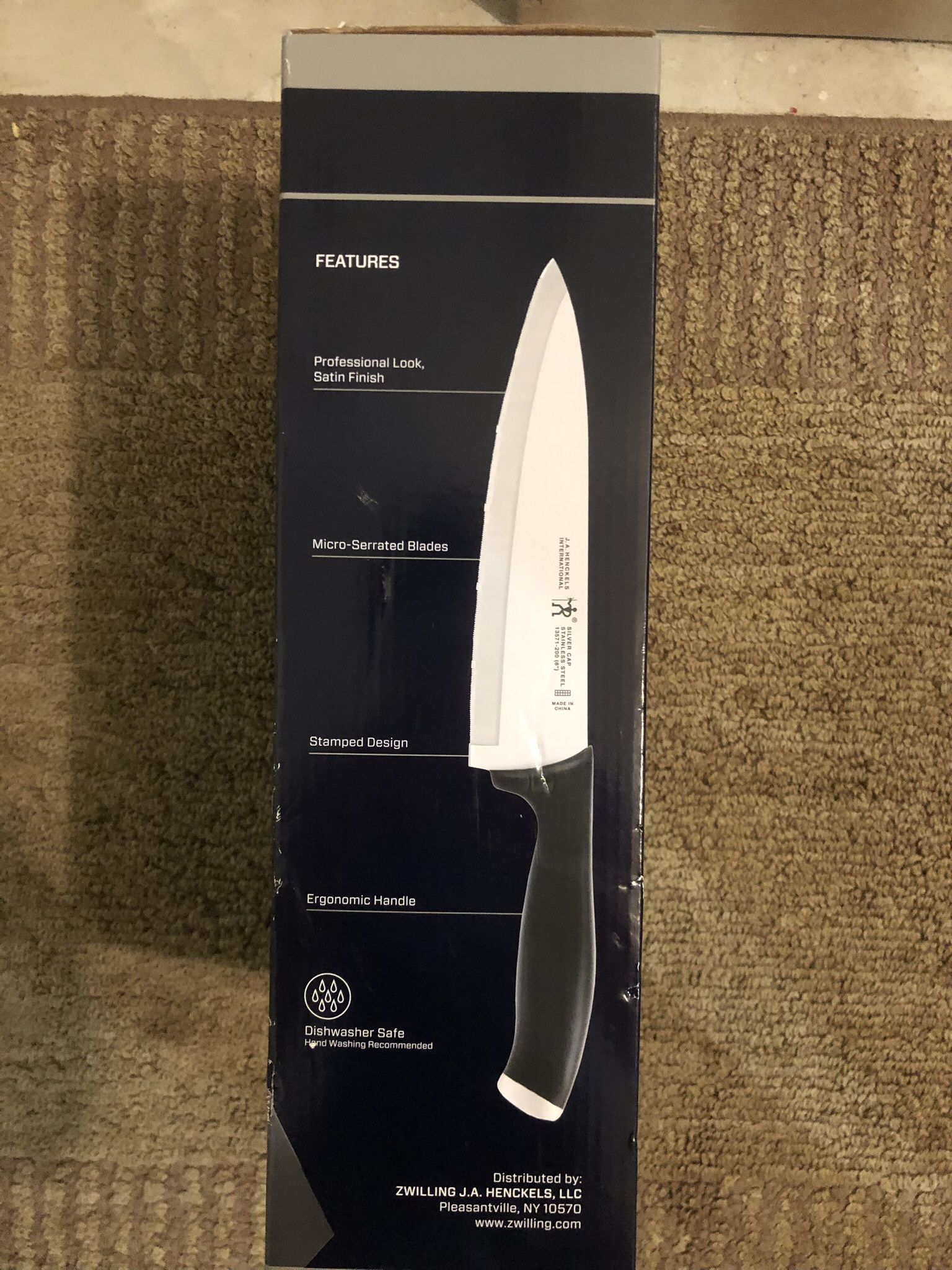 Henckels Silvercap 14 Piece Stainless Steel Knife Block Set Get All