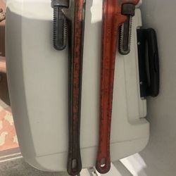 Ridge 24” Pipe Wrench’s