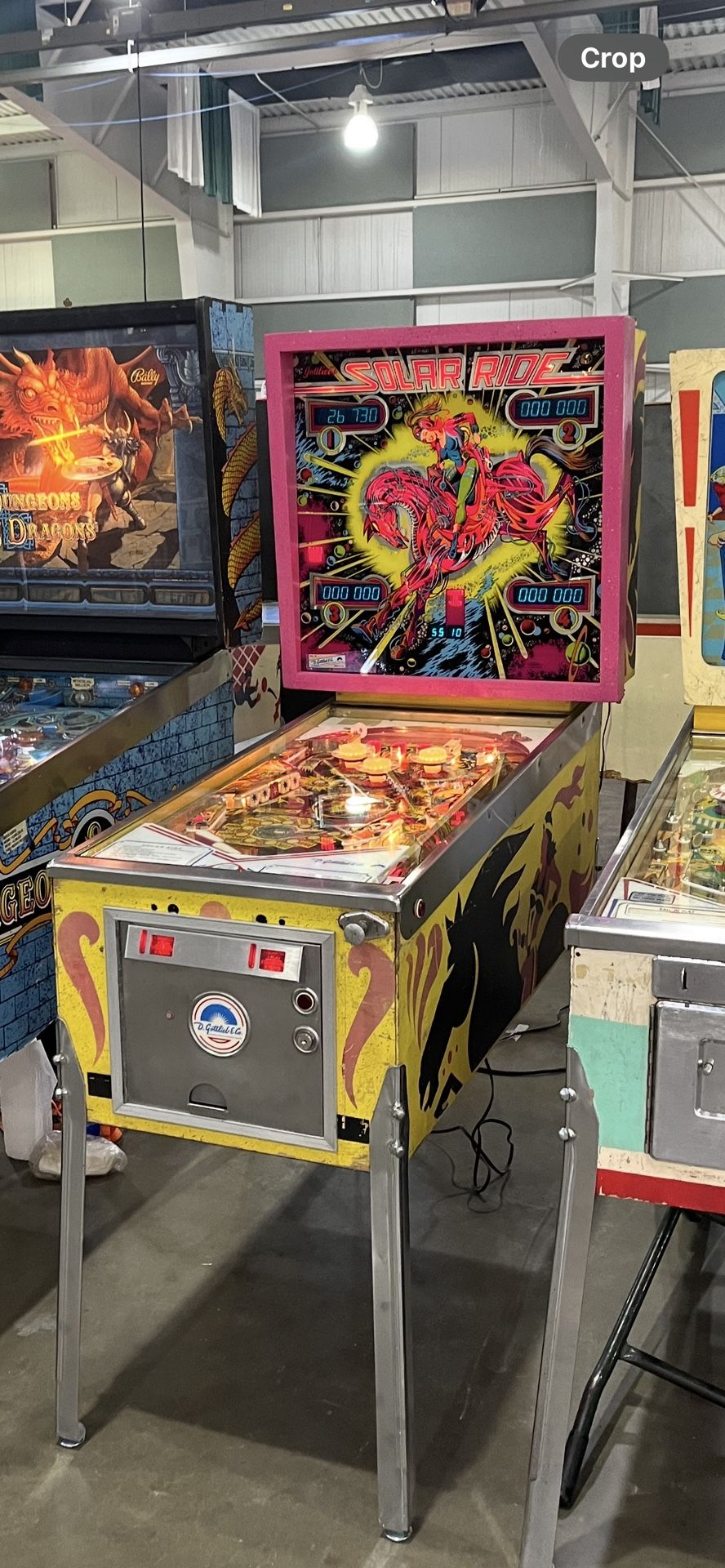 1978 Gottlieb Solar Ride Pinball Machine