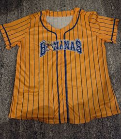 Bananas Baseball Jersey with Tags Youth size L