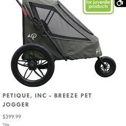 Pet Jogger stroller