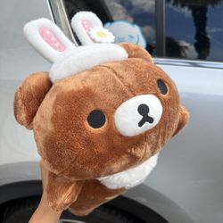 Rilakuma Plush With Bunny Ears 