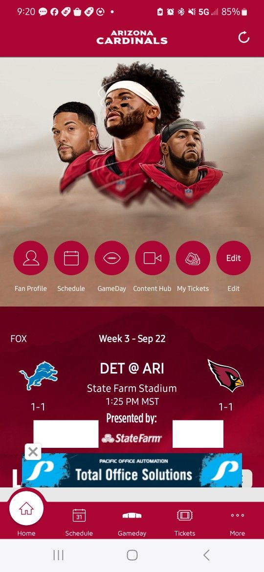 1 Lower Level Ticket For Cardinals Game Today