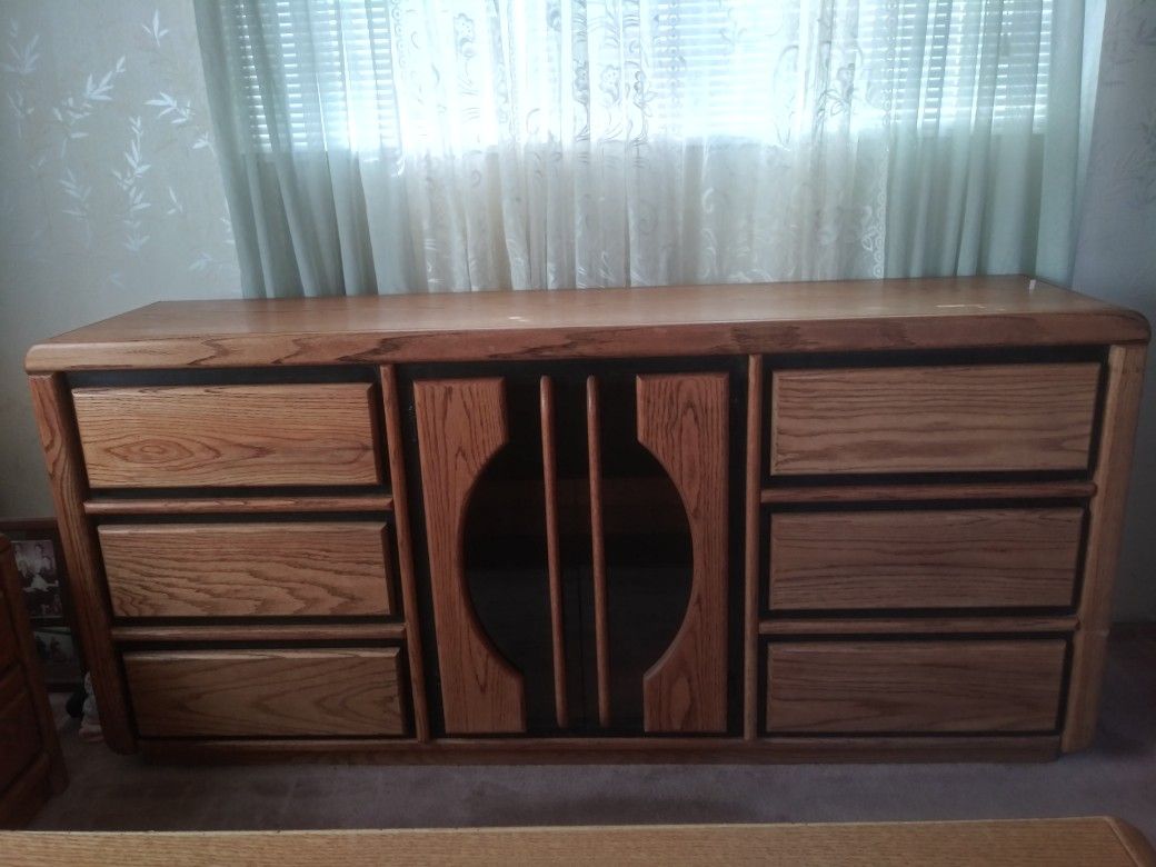 2 Piece SOLID OAK SET