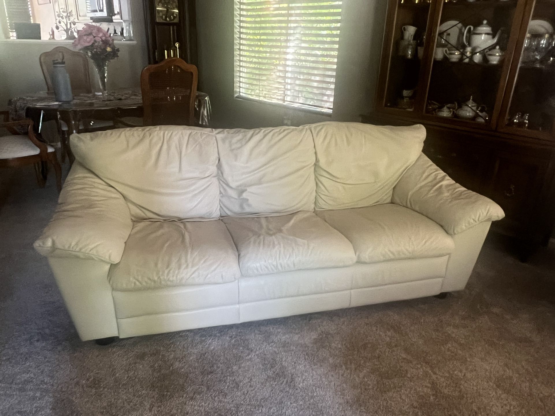 Free Leather Couch And Matching Chair Free