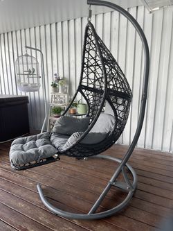 Porch Swing With Stand Thumbnail