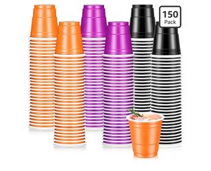 150 Pcs Halloween Shot Glasses 2 oz Plastic