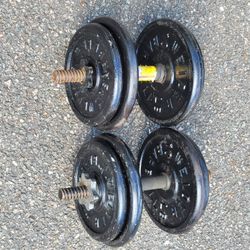 Adjustable Dumbbells-40lbs 
Cash Only 