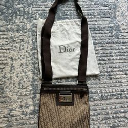 Authentic Dior Trotter Crossbody Messenger Bag