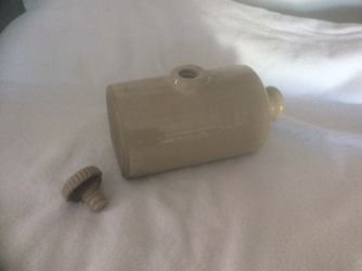 Antique hot water bottle.