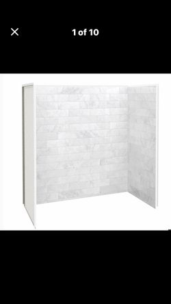 60 in. W x 30 in. D x 60 in.  Composite Alcove Shower Surrounds