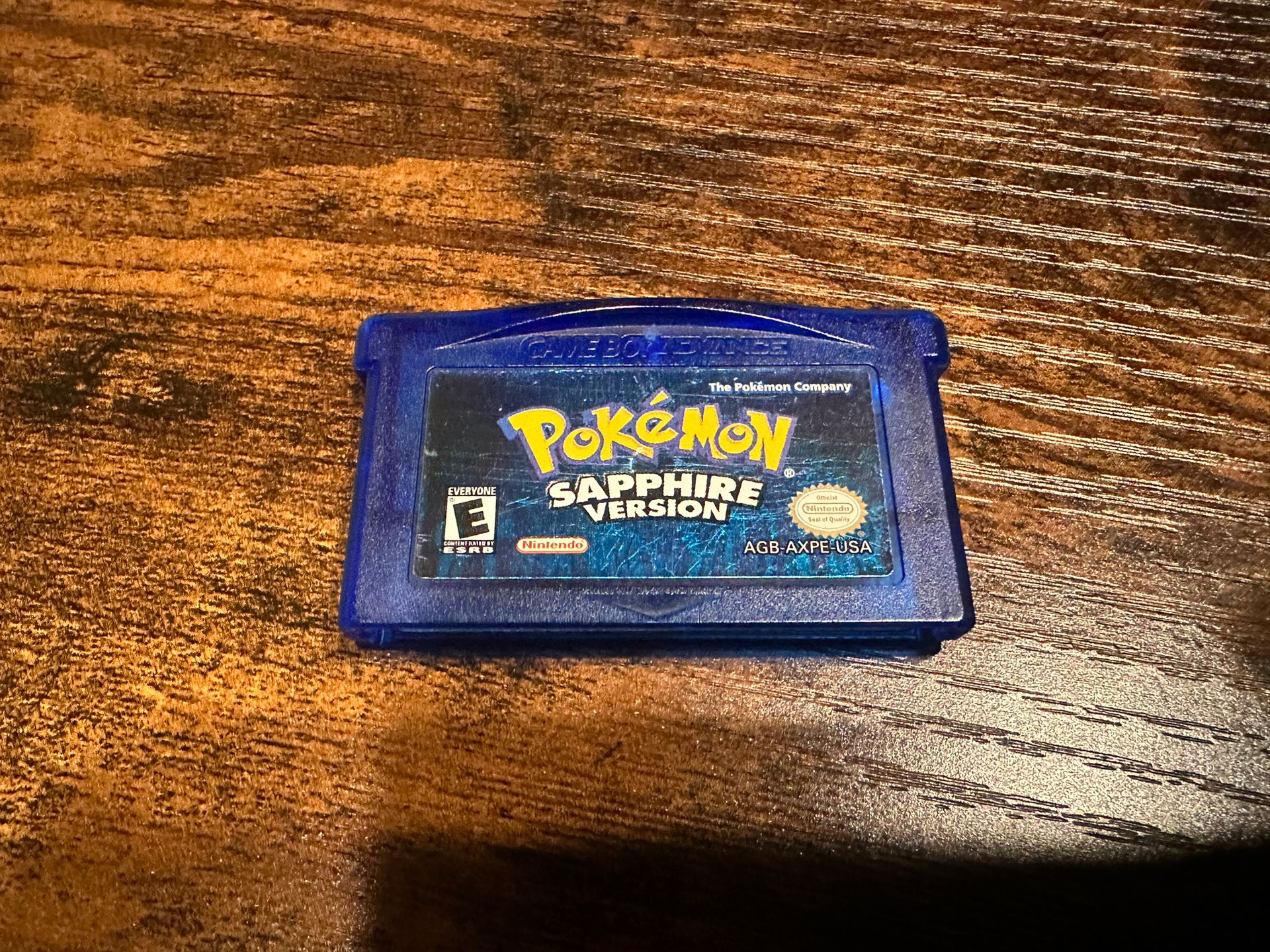 Pokemon Sapphire *AUTHENTIC* *NEW BATTERY* Game Boy Advance