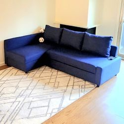 Couch Like-new, storage & sleeper