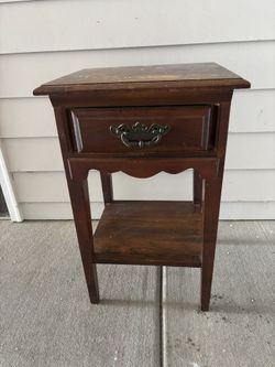Small Wooden Side Table