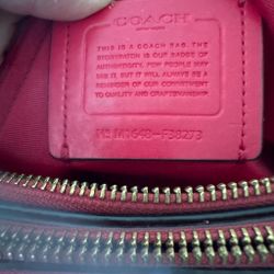 Pink coach purse