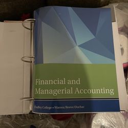 Financial And Managerial Accounting
