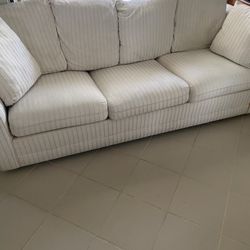 Cream Sleeper Sofa