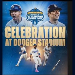 Dodger Stadium Celebration Ticket 