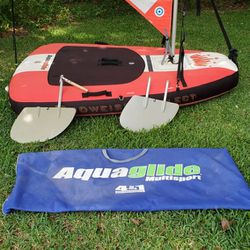 sailboat  inflatable  aqua glide