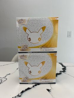 Pokemon Center exclusive 30th celebration Elite trainer box $300 each