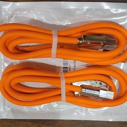 2 Pack Fast Charge USB C Type C Cables Rugged Durable Construction Metal Silicon NOT Apple