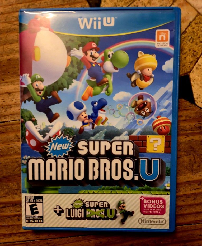Super Mario Bros U. Nintendo Wii U.
