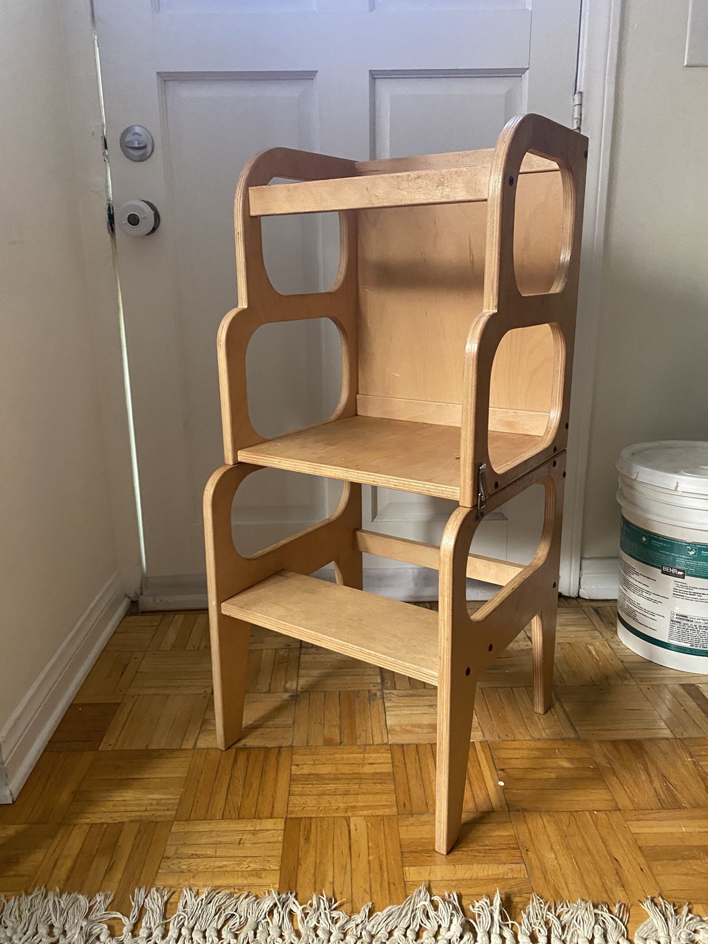 Foldable Kids Tower / Table / Desk With Blackboard