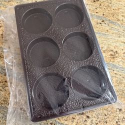Chocolate Brown 6-Cavity, Candy Tray