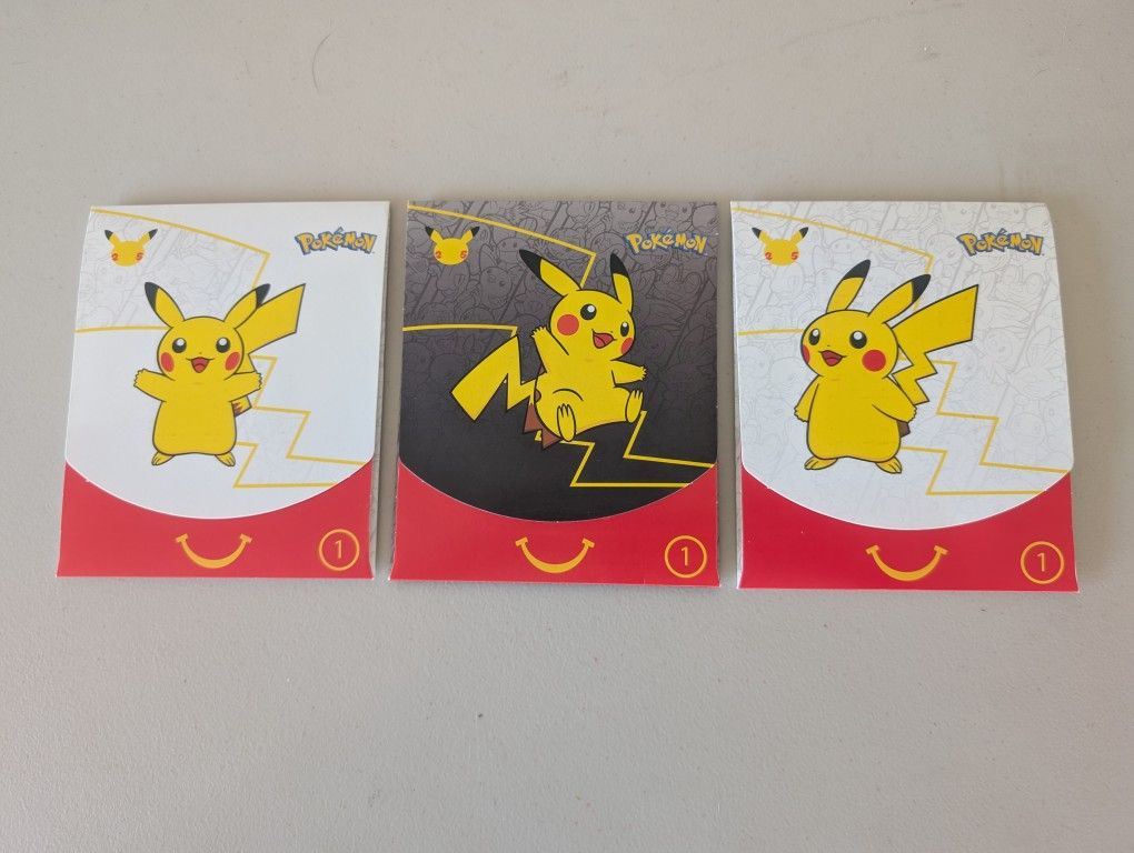 2021 Pokemon 25 Anniversary McDonald's Promo Sealed Packs