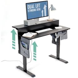 Dual Lift Adjustable Height Electric Standing Desk - NEW in Box