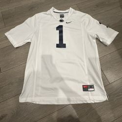Penn State Nittany Lions #1 White Jersey 