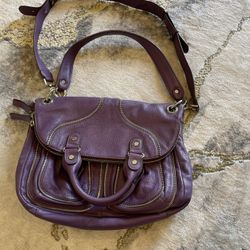 LOCKHEART  gorgous Leather Purse, Messenger Bag, Work, Baby Diaper Bag NEVER USED