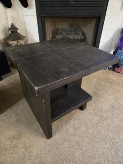 Black Wood Table