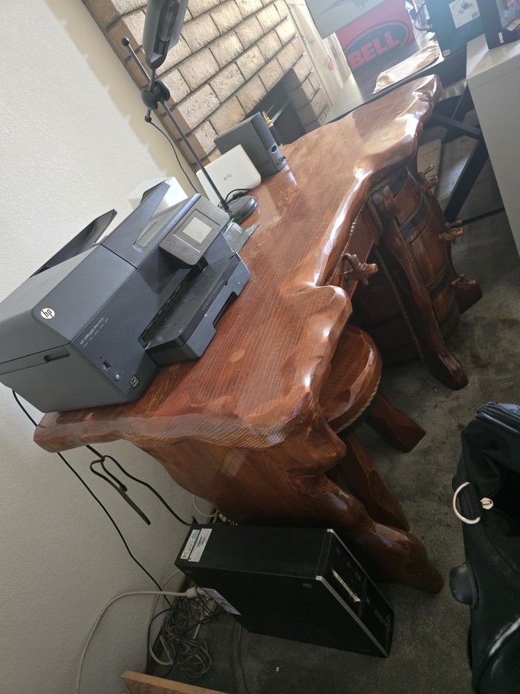 Unique Wooden Desk