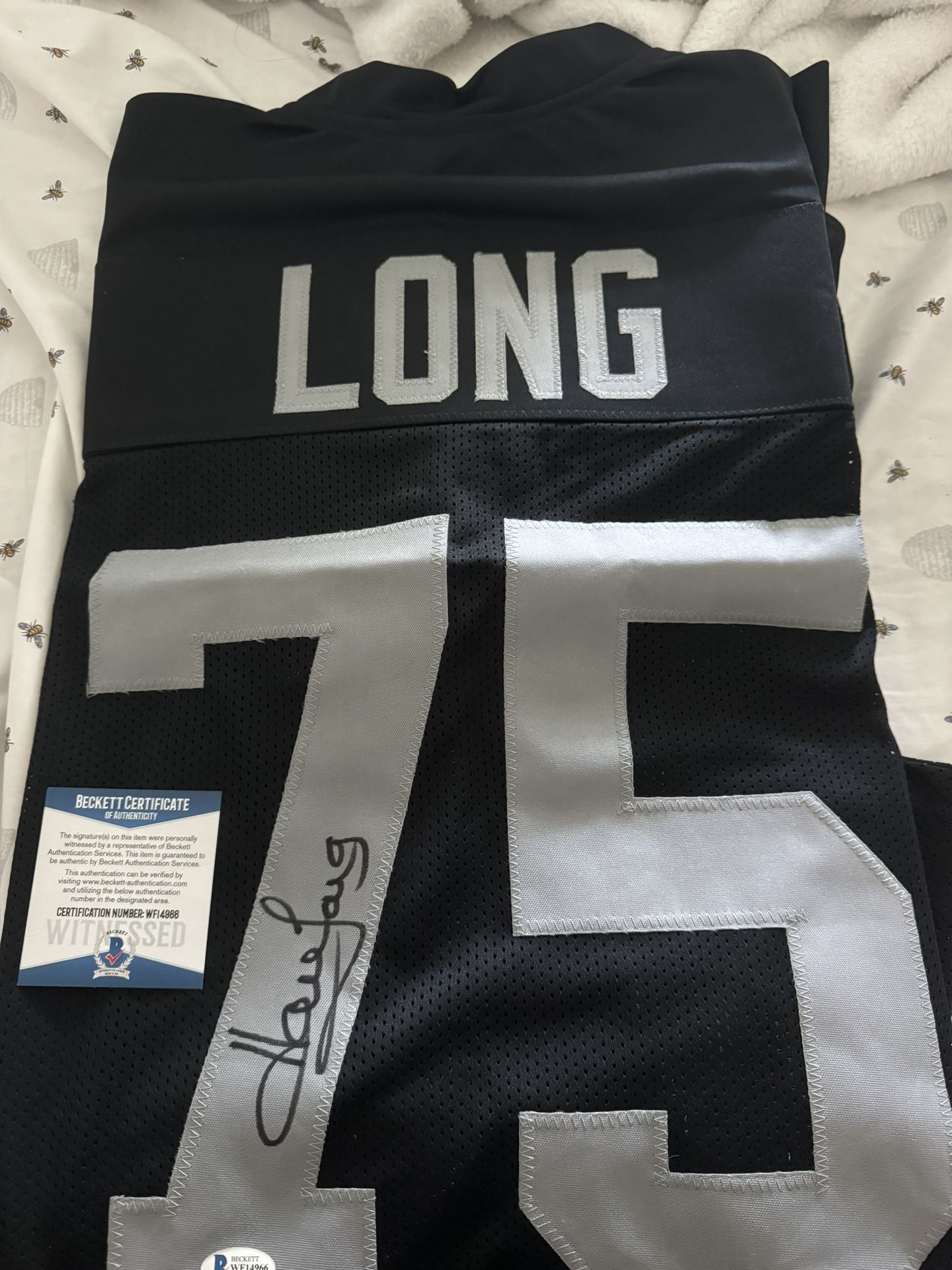 Signed Raiders Jersey