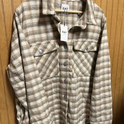 Women’s OAT Jacket/Shirt (shacket) XL 