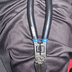 HART 8-inch Multifunction Linesman Pliers with Comfort Grips, Chrome Vanadium