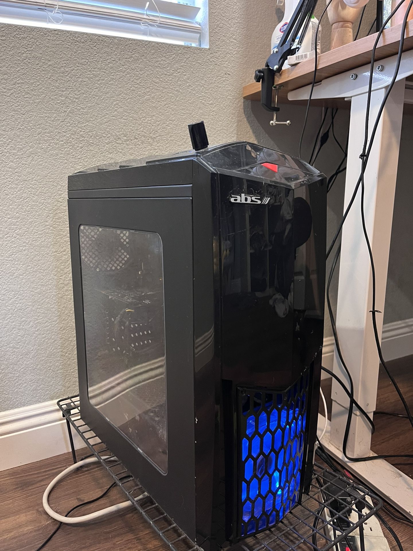 Gaming PC + 120hz Curved Monitor + Wifi adapter for PC (Required) + PC stand