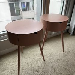 West Elm End Tables 