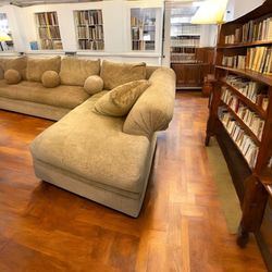 High-End Kreiss Furniture Panama Two-Piece Sectional. Excellent Condition- Original Price: $12,500