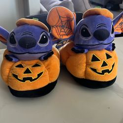 Women Stitch Halloween Slippers