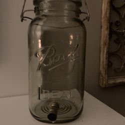 Eagle Glass Ball Mason Jug