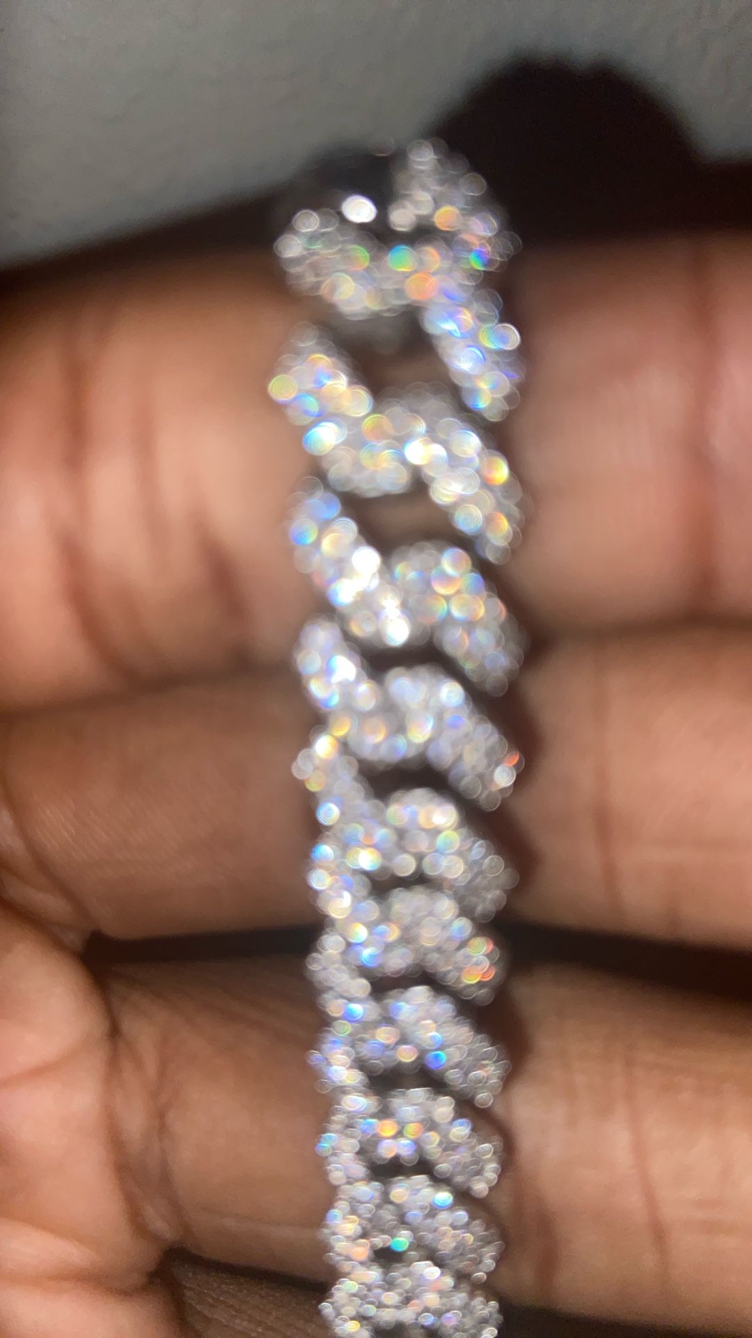 VVS1 MOISSANITE CUBAN BRACELET