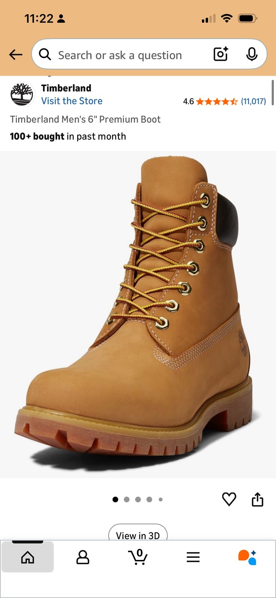 BUY FAST Size 13 Premium Boot Timberlands