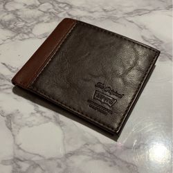 Brown Levi’s Leather Trifold Wallet