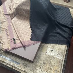 Authentic 2 Louis Vuitton Scarfs 
