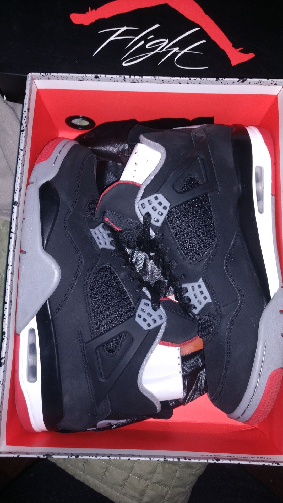 Jordan 4 Retro Bred Size 10