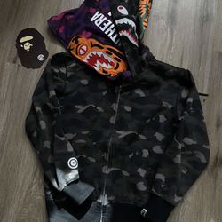 Bape Double Shark Hoodie